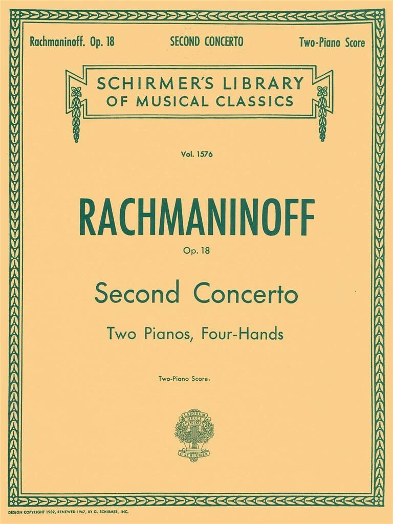 Rachmaninoff - CONCERTO NO. 2 IN C MINOR, OP. 18